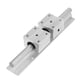 thumbnail image 3 of Eje de riel deslizante lineal, 2 piezas SBR12 Bloque deslizante de rodamiento lineal de 200 mm Bloque de rodamiento Diseño fácil de usar, 3 of 12