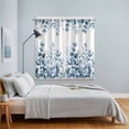thumbnail image 3 of Blue Eucalyptus Leaves Kitchen Curtains Window Panels, Watercolor Spring Summer Botanical Insulated Window Treatment Curtain, Grommet Curtains for Bedroom/Living Room/Bathroom, 2 Piece 52"Wx84"L, 3 of 8