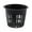 Black, variant on BORDSTRACT 10pcs Heavy Duty Mesh Pot Net Cup Basket Hydroponic Plant Grow Clone Gardening