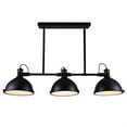 thumbnail image 2 of CWI Lighting Strum 3 Light Island Chandelier With Black Finish, 2 of 6