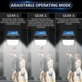 thumbnail image 3 of Solar Wall Light Motion Sensor Solar Security Wall Light with 3 Lighting Modes Waterproof Spotlight Flood Light Solar Light With Remote Control Dusk to Dawn for Front Door Garden Garage P, 3 of 9