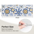 thumbnail image 5 of Blue and Yellow Pioneer Flower Kitchen Rug Mat,Kitchen Runner Rugs Non Skid Washable,Decorative Kitchen Floor Mats for Kitchen,Sink,Laundry,17"X47", 5 of 5
