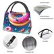 thumbnail image 4 of Easygdp Starry Sky Colorful Donut Bolsa de Almuerzo Insulada Reutilizable, Bolsa de Mano y Bandolera para Oficina, Trabajo, Viajes, 4 of 6