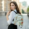 thumbnail image 6 of FORMRS Mini Backpack Purse for Women Travel Daypack Casual Shoulder Bag, Colorful Tomatoes, 6 of 7