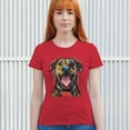 thumbnail image 3 of Tee Hunt My Favorite Breed is The One in Need T-Shirt Dean Russo Dog Women's T-Shirt Tee, Red, Medium, 3 of 5