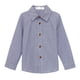 thumbnail image 3 of Gibobby Blusa Niños Camisas de vestir casuales de manga larga con botones a y manga larga para niños y niñas(Gris, 3-4 Años), 3 of 4