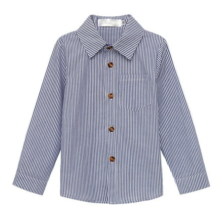 

Toddler Boys Hoodies And Sweatshirts Autumn Winter Long Sleeve Striped Button Down Casual Long Sleeves Sportwear