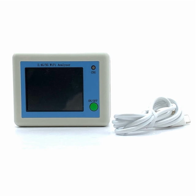2.4Inch Color Display WIFI Signal Scanner 2.4G/5G Rechargeable Router Analyzer WIFI Helping Tool