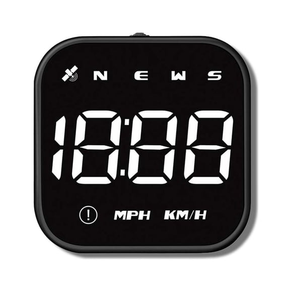 QualitChoice Automotive Head Up Display Universal 2.5-inch Screen Speedometer White Light