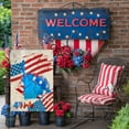 thumbnail image 6 of God Bless America Patriotic American Garden Flag 12x18 Inch Double Sided USA Flag USA 4th July Independence Day Garden Flag for Party Yard Outdoor Decoration Home Farmhouses Decor, 6 of 7