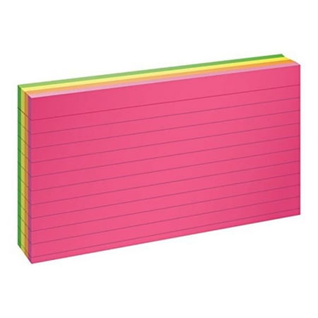 Ruled Index Cards in Assorted Colors