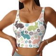 thumbnail image 1 of Easygdp Easter Rabbit for Seamless Sports Bra for Women, High Impact Yoga Exercise Athletic Bras - Available in Various Sizes-Small, 1 of 8