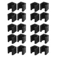 thumbnail image 1 of 20pcs Pool Stick Clips Durable Pool Cue Rack Light Weight Black Billiards Cue Locating Clip Holder for Home Club, 1 of 14