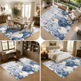 thumbnail image 5 of Area Rugs 5'x7', Thanksgiving Blue Pumpkins Carpet Runner Indoor Outdoor Rugs Home Decor Aesthetic, Fall Eucalyptus Farmhouse Wooden Non Slip Mats Washable Accent Rug for Living Room Bedroom, 5 of 8