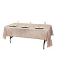 thumbnail image 5 of BalsaCircle 60" x 102" Sequin Rectangular Tablecloth Blush, 5 of 8