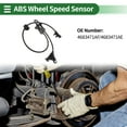 thumbnail image 2 of Unique Bargains ABS Wheel Speed Sensor ABS Sensor Anti-lock Braking System Sensor No.4683471AF for Dodge Caravan 2006-2007 1 Pc Front Left, 2 of 7
