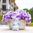 thumbnail image 5 of BNNG Rabbit Flower Pot Succulent Planter Garden Pots, Decorative Flower Pot,Animal Shaped Cartoon Planter Pots,Art Decorations Pocket Bunny Balcony Flowerpot Resin Plant Pots ecorative Plant Pots, 5 of 5
