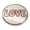A, variant on Valentines Day Doormat, Round Area Rug, 15 inch Small Washable Carpet, Circular Floor Mat with Love Design, Cute Home Decor for Bedroom Living Room Kitchen Dining Table Side Entryway Decor