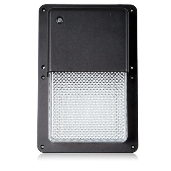 Maima Black Outdoor Led Wall Pack Light With Dusk To Dawn Photocell Sensor 1050 Lumens 3000k Rectangular Energy Star