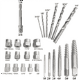 26Pcs Screw Extractor Center Drill Bit Guide Set Broken Damaged Remover ...