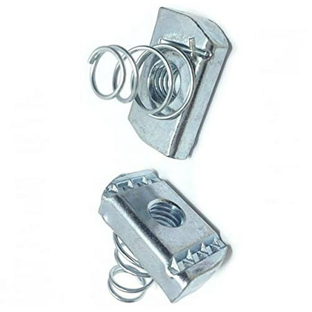 

3/8 -16 Spring Nuts Short Spring For Unistrut Channel Box Of 50 Set Kit #DR-D5645D