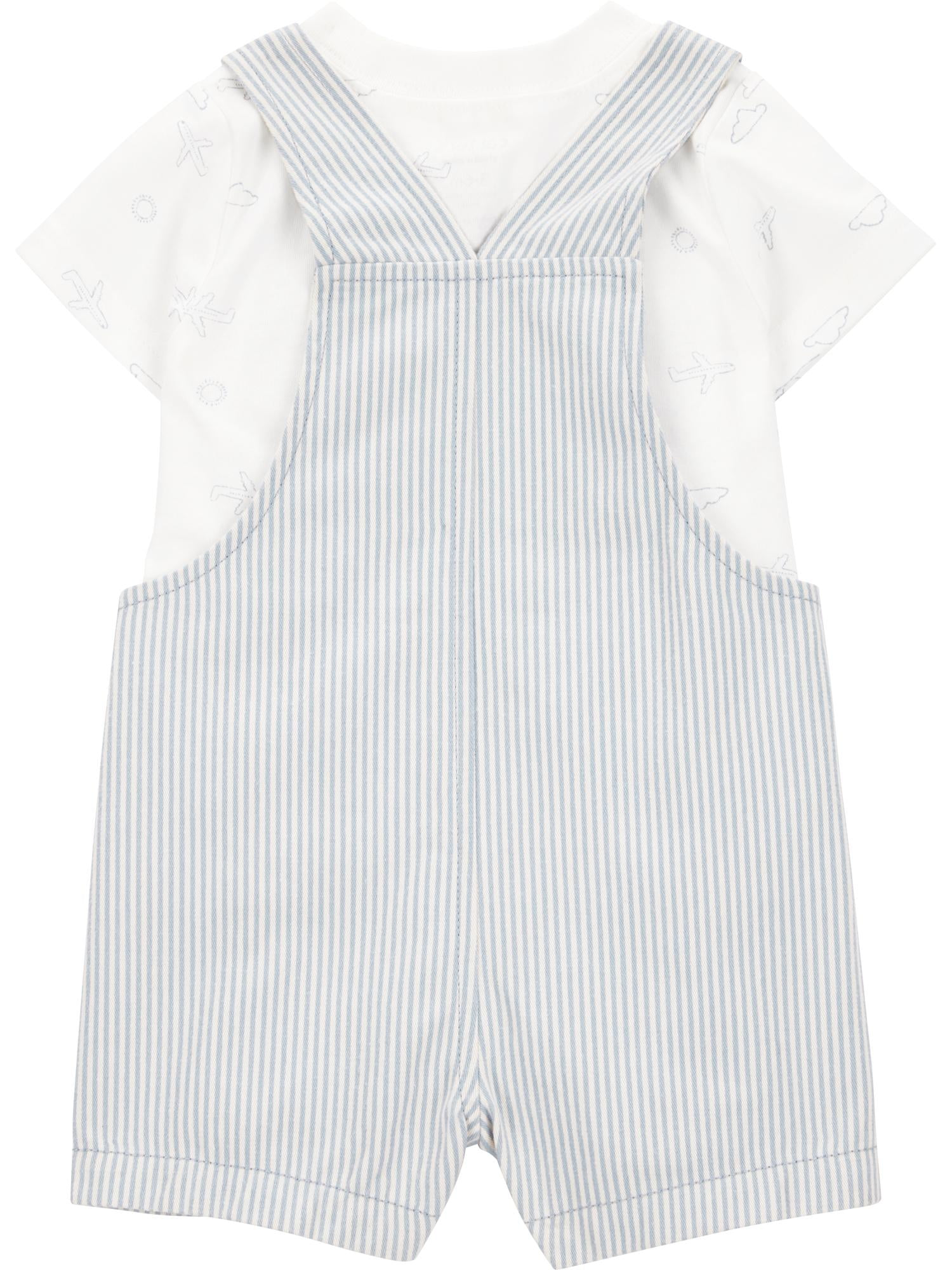 Carter's Child of Mine Baby Boy Overalls, 2-Piece, Sizes 0/3-24 Months