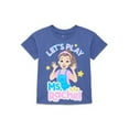 thumbnail image 3 of Ms. Rachel Toddler Girls' Graphic Tee with Short Sleeves, Sizes 12M-5T, 3 of 4