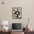 thumbnail image 3 of Raw Floral Vibes Canvas Elegant Florals by Art Remedy, Black Frame, 16" x 20", 3 of 7