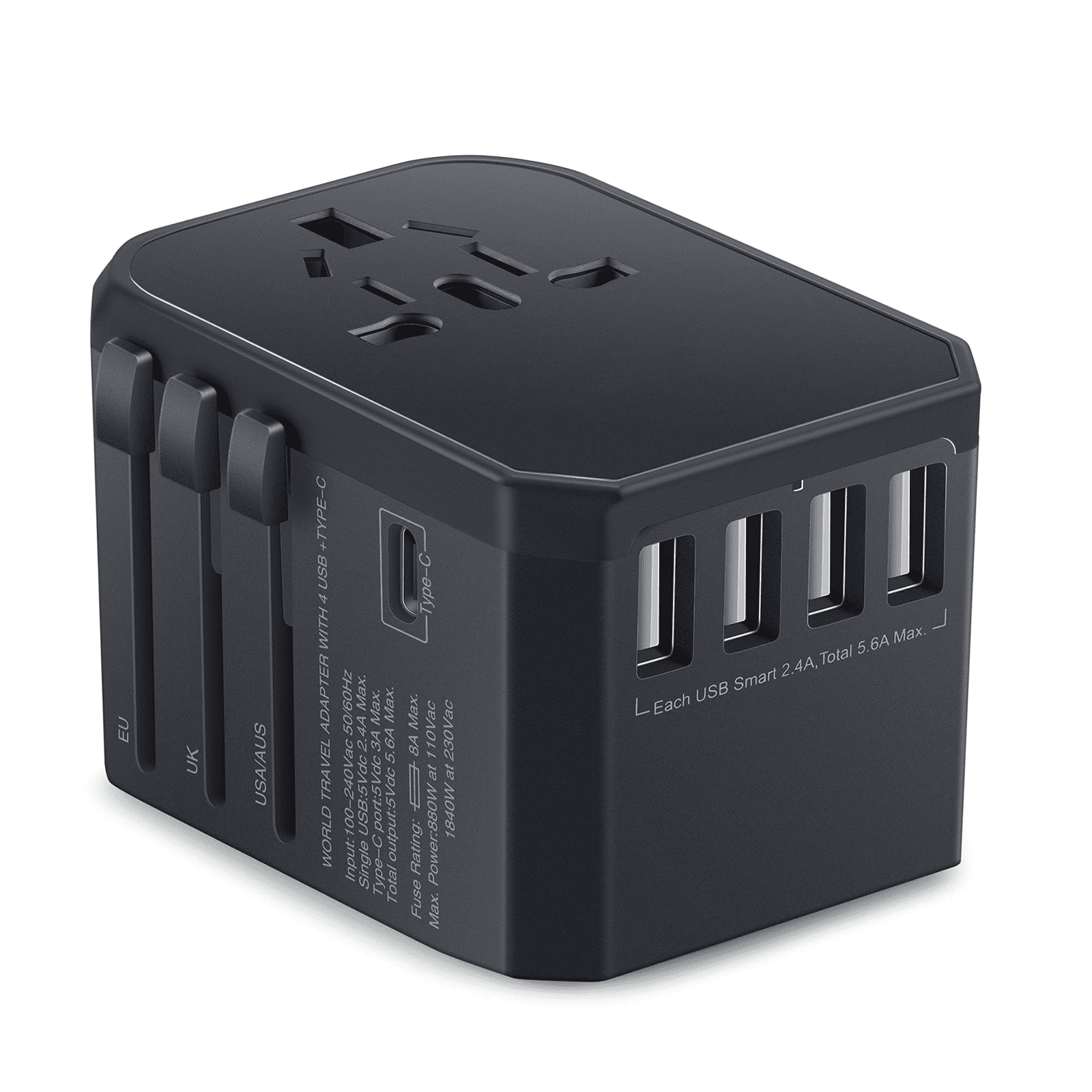 universal travel adapter one international wall charger