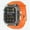 Orange Black, variant on Rugged Case for Apple Watch Series 10 46mm with Band, Military-Grade Protection Scratch-Resistant Rugged Men Cover with Adjustable Strap Band for iWatch Series 10 46mm,Starlight