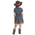 thumbnail image 5 of MEZZALL Girls Western Outfit Sets Dress With Vest And Hat For Play Pretend Party Birthday Party Clothing Sets Kids Celebration, 5 of 5
