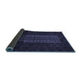thumbnail image 2 of Ahgly Company Indoor Round Southwestern Blue Country Area Rugs, 4' Round, 2 of 4