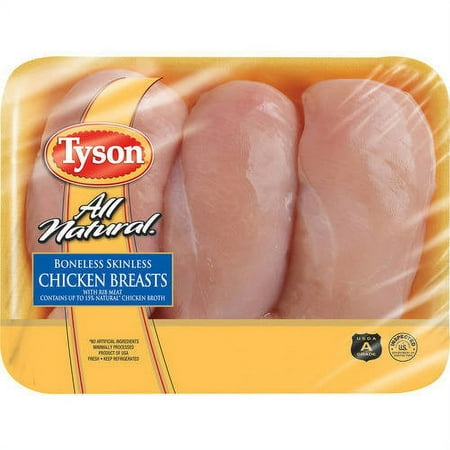 Tyson: All Natural Boneless Skinless Chicken Breast,