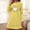 #0211-Yellow, variant on Puyaiuu Lace Bow Ghost Floral Wreath Graphic Soft Loose Womens Crew Neck Long Sleeve Halloween Lounge Night Dress Hot Pink L Gift