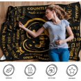 thumbnail image 6 of Happy Anniversary Blanket 50"X60", Annual Romantic Gifts for Him/Her, Gift for Wife/Husband/Boyfriend/Girlfriend Anniversary, Anniversar Wedding Gifts for Women/Men, 6 of 6