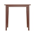 thumbnail image 4 of FurniFact Mid Century Dining Table In Solid Walnut Finish, Square Kitchen Table, 4 of 6