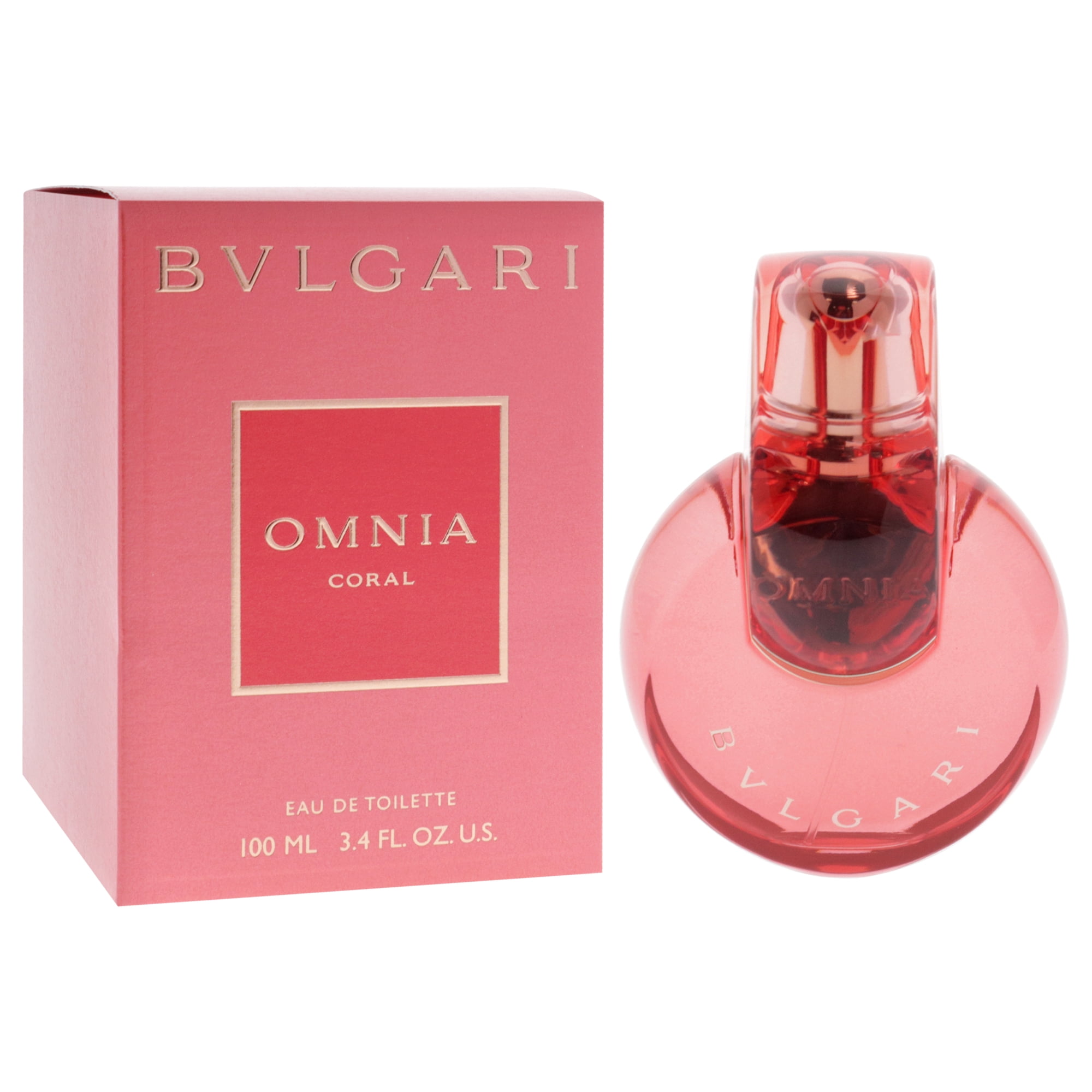 Bvlgari, Omnia - Coral, 3.4 oz EDT Refillable, Floral Aquatic