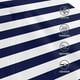 thumbnail image 3 of Fotbe Navy Blue And White Stripes Gorro Clásico de Béisbol, Gorra Ajustable con Broche Snapback, Gorro de Exterior de Algodón Suave, 3 of 6