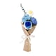thumbnail image 5 of Ramo de flores de ganchillo, flores artificiales, elegante margarita tejida con cuidado, duradera. Azul, 5 of 9