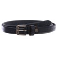thumbnail image 2 of Women's 3/4" (17 mm) Full Grain Leather Embossed Skinny Beveled-Edge Belt, 2 of 2