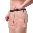 thumbnail image 2 of Fotbe Rose Gold Glitter Calzoncillos Tipo Boxer con Bolsa de Soporte Total para Hombre, X-Temp Fresco, Transpirable y de Secado Rápido-Medium, 2 of 5