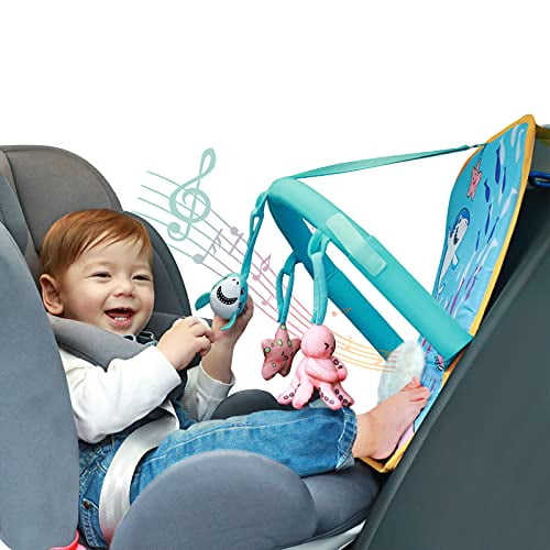 Baby Infant Car Seat Toy Sensory Toys For Toddler Improve Your Hands On Ability And Keep Busy With Plush Box Three Jingling Cute Cartoons Dolls Suitable Babies 0 6 12 Months Baby Infant Car Seat Toy Sensory Toys, Cute Infant Car Seat