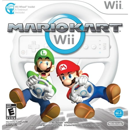 Nintendo Wii - Mario Kart Wii with Wii Wheel