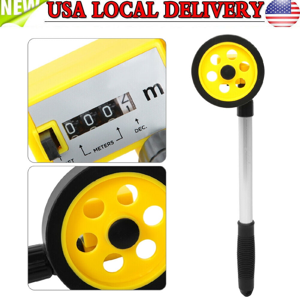 Distance Measuring Wheel Mechanical Measure Rolling Tape Adjustable