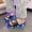 Black, variant on Womens Mens Light Up Slippers For Women, Sensor Glow Sandals Cute Cartoon Eyes, Motion Sensor LED Slides, for Adults (Black,9)