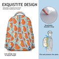 thumbnail image 3 of Life is Better with Ice Cream Students Backpack Colorful Ice Cream Lover School Bag with Sweet Treats Dessert Pattern, Durable and Comfortable for Students, 3 of 6