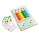 thumbnail image 5 of Juguete de madera para combinar colores, juego de mesa educativo, clasificación de colores, juguete de aprendizaje, juego de ingenio para niños, regal, 5 of 9