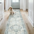 thumbnail image 3 of KUETH 2.5X8 Runner Rug Machine Washable, Kitchen Runner Rug for Floor and Hallway, Non Slip Throw Area Rug with Rubber Backing for Living Room、 Entryway、Bedroom and Dining Room, 3 of 8