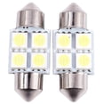 thumbnail image 1 of DC 12V 31mm 4 5050 SMD Car Interior Dome Festoon LED Light White 2 Pcs, 1 of 5