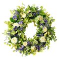 thumbnail image 1 of coronas de puertas para el hogar de puerta delantera, flores artificiales, de bayas, colgante Floral para ventana de pared Fanmusic coronas de puertas para el hogar, 1 of 7